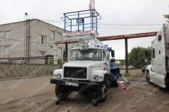 ГАЗ 3309. Автовышка ГАЗ-33098 "ГАЗон" Егерь, двухрядная кабина, телескопическая, 18,00 м.