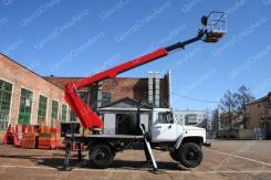 ГАЗ 3308 Садко. Автовышка ГАЗ-33088 "Садко" АГП Palfinger P180Т, телескопическая, 4х4, 4 430 куб. см., 18,00 м.