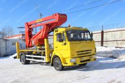 КамАЗ 4308. Автовышка Камаз-4308 АГП Palfinger P280A, комбинированная, 4х2, 6 700 куб. см., 28,00 м.