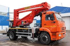 КамАЗ 43253. Автовышка Камаз 43253 АГП Palfinger P280A, комбинированная, 4х2, 6 700 куб. см., 28,00 м.