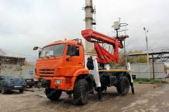 КамАЗ 43502-14. Автовышка Камаз 43502 АГП Palfinger P240A, комбинированная, 4х2, 6 700 куб. см., 24,00 м.