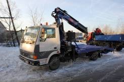 Tata. Автоэвакуатор на шасси TATA LPT-613 (АМУР-4346) с КМУ PM 12012 LA, 3 760 куб. см., 4x2