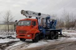 КамАЗ 65115. Автовышка Камаз–65115, телескопическая с гуськом, 32 м. (ВИПО-32-01), 6 700 куб. см., 32,00 м.