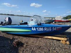 Обь-1. 1977 год год, длина 4,20 м., двигатель подвесной, 40,00 л.с., бензин