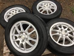 Manaray R15 5*114,3 et43 6g на Hankook 205/65/15. 6.0x15" 5x114.30 ET43 ЦО 73,1 мм.