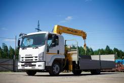 Soosan SCS513. Кран-манипулятор на шасси Isuzu, 7 790 куб. см., 5 300 кг.