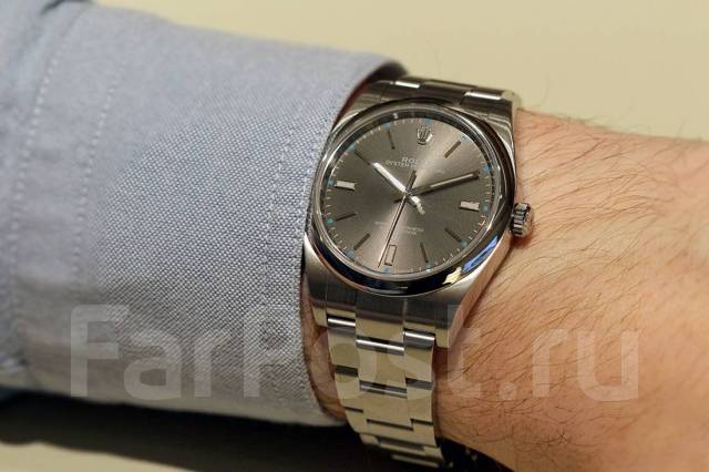 oyster perpetual 39mm rhodium