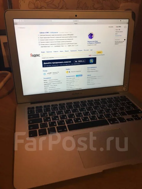 Apple MacBook Air 13 2015 Early. 13.3", 1,6����, ��� 4 ��, WiFi: 1, Bluetooth: 1, ����������� �� 10��. ����