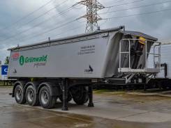 Grunwald. Новый алюминиевый самосвальный полуприцеп 27m3, 32 250 кг.