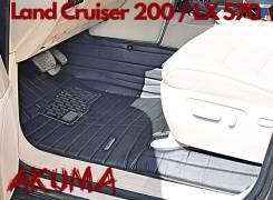 Коврики. Toyota Land Cruiser, GRJ200, GRJ76K, GRJ79K, J200, URJ200, URJ202, URJ202W, UZJ200, UZJ200W, VDJ200 Двигатели: 1GRFE, 1URFE, 1VDFTV, 2UZFE, 3...