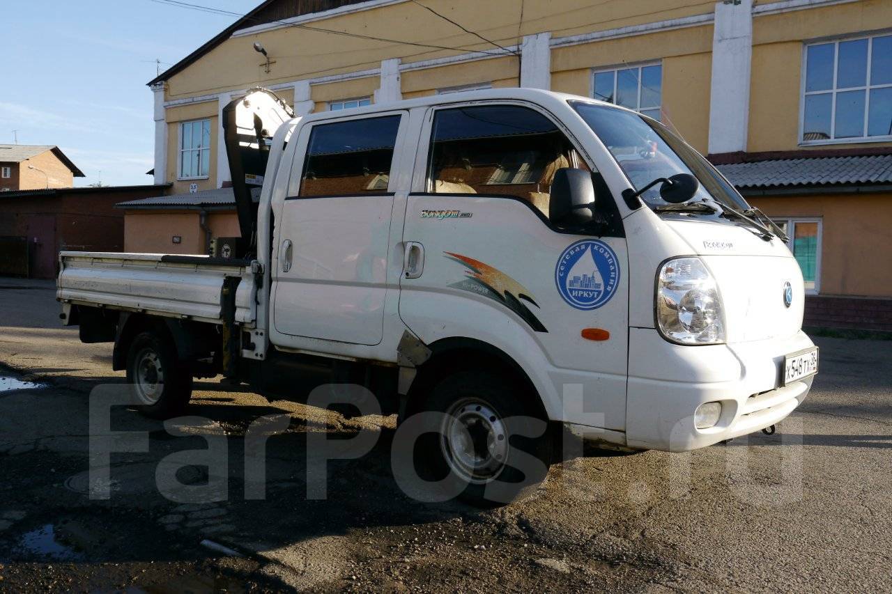 Грузовики иркутская. Kia Bongo III 2005. Kia Bongo двухкабинник фургон. Манипулятор на Киа Бонго 3. Новая Киа Бонго 3 с манипулятором.