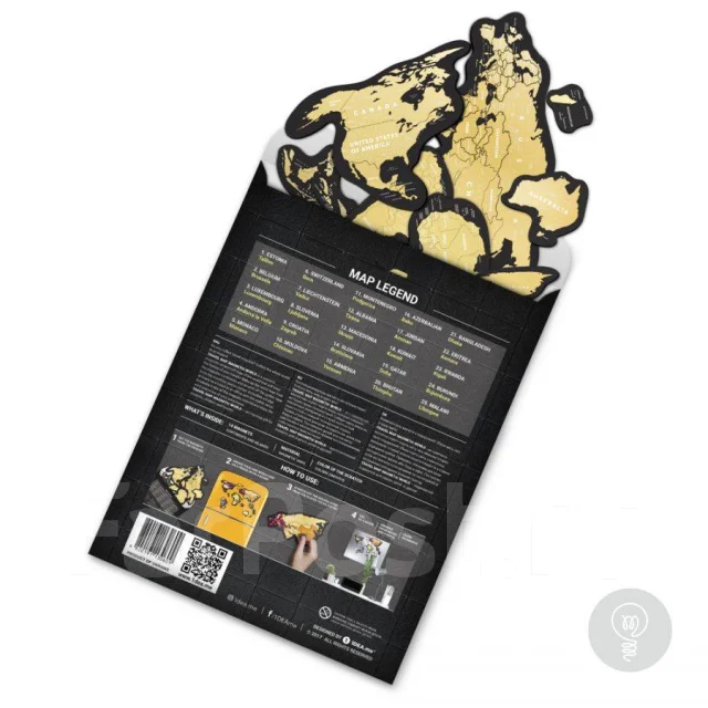 ������ ����� ���� Travel Map Magnetic World! ���������! ����