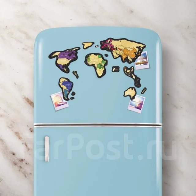 ������ ����� ���� Travel Map Magnetic World! ���������! ����