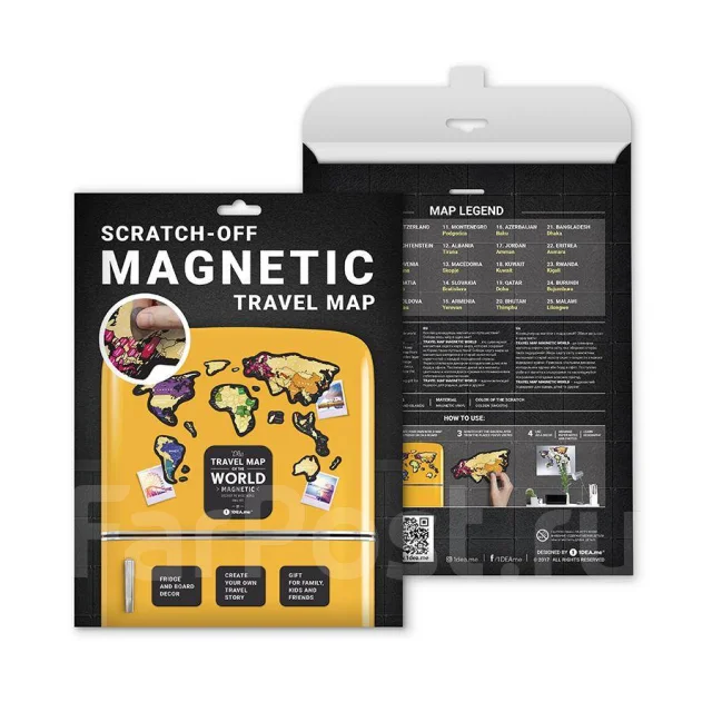 ������ ����� ���� Travel Map Magnetic World! ���������! ����