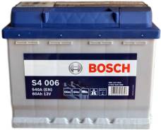 Bosch. 60 А.ч., Обратная (левое), производство Европа