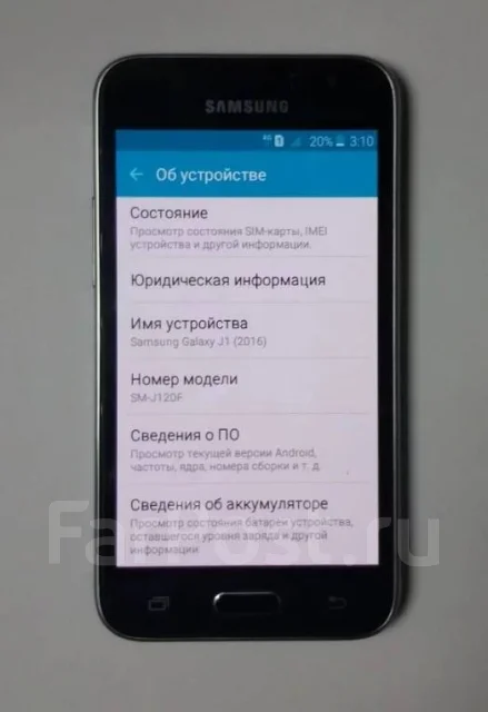 Samsung Galaxy J1 2016. �/�, 4G LTE ����