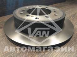 Диск тормозной. Toyota: Land Cruiser, FJ Cruiser, Hilux Surf, Land Cruiser Prado, Sequoia, 4Runner Lexus GX470, UZJ120 Двигатели: 1KDFTV, 1KZT, 1KZTE...