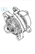 Генератор. Opel Astra Opel Meriva Opel Corsa Двигатели: C16SEL, X12XE, X14XE, X16SZR, X16XEL, X17DTL, X18XE1, X20DTL, X20XER, X20XEV, Y17DT, Y20DTH, Y...
