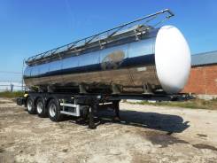 Vologdamash 912801. Полуприцеп цистерна пищевая, 27 000 кг.