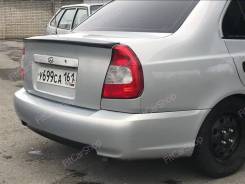 Спойлер сабля на Hyundai Accent Хендай Акцент