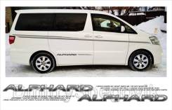 Наклейки. Toyota Alphard