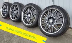 225-40-19, разноширы WORK DD10.5, в наличии. 8.5/9.5x19" 5x114.30 ET40/45 ЦО 73,1 мм.