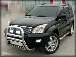 Защита переднего бампера на Toyota LAND Cruiser Prado 120