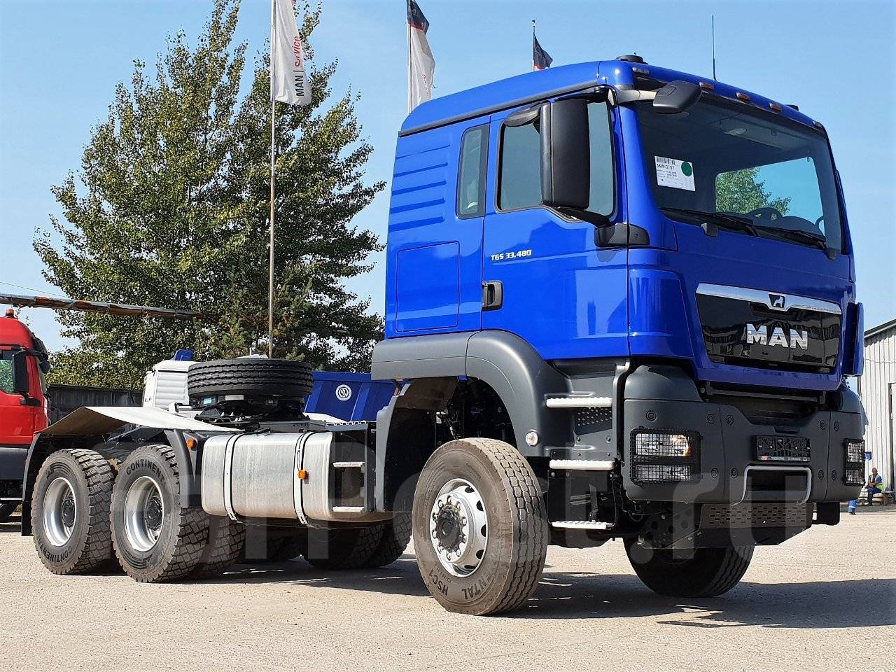 MAN TGS 33.430 6x6 BBS WW Самопроизвольно сбрасывает …