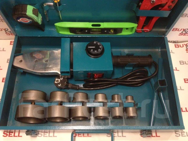 Сварочный аппарат для полипропилена \"Aquaprom\" 2300Вт (6 насадок ...