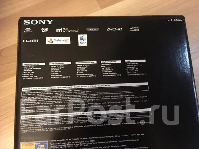 Sony Alpha SLT-A58 Kit. 20 � ����� ��, ���: 14� � ����� ����