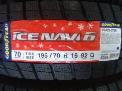 Goodyear Ice Navi 6. Зимние, без шипов, 2018 год, без износа, 4 шт