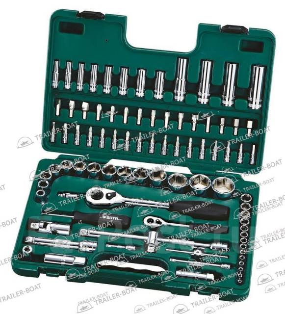 Набор торцовых головок 1/4"DR и 1/2"DR 3.5-32мм86 предметов, новый, под ...