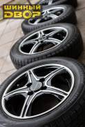 Диски Bridgestone 14 4-100 c шинами Bridgestone 155 65R14 без пробега. 4.5x14" 4x100.00 ET45 ЦО 73,1 мм.