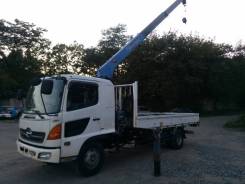Hino Ranger. HINO Ranger 2002г бортовой с КМУ Tadano Сargo ZR363 б/п по РФ., 7 960 куб. см., 5 000 кг., 4x2