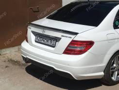 Спойлер Mercedes W204 сабля (лезвие) AMG стиль Мерседес. Mercedes-Benz C-Class, W204