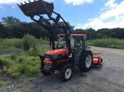 Kubota. Трактор с ковшом и кабиной! (ПСМ)