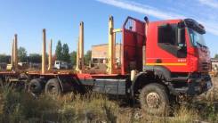 Iveco Trakker. Продам сортиментовоз / Ивеко АМТ 633920 с прицепом, 13 000 куб. см., 35 000 кг.