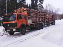 Beifang Benchi. Продается грузовик лесовоз с прицепом, 9 000 куб. см., 20 000 кг.