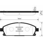 Колодки тормозные SP1365 PF-2389, PF-3488 (RSO) "Hi-Q"
