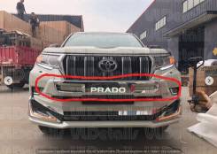 Накладка на бампер. Toyota Land Cruiser Prado, GDJ150, GDJ150L, GDJ150W, GDJ151W, GRJ150, GRJ150L, GRJ150W, KDJ150, KDJ150L, LJ150, TRJ150, TRJ150L, T...