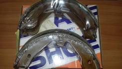 Колодки тормозные барабанные. Volkswagen Touareg, 7L6, 7LA Audi Q7, 4LB Двигатели: AXQ, AYH, AZZ, BAA, BAC, BAN, BAR, BHK, BHL, BJN, BKJ, BKL, BKS, BK...