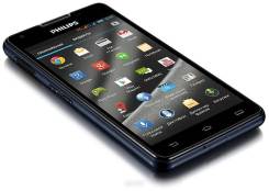 Philips Xenium W6610. Б/у, 8 Гб, Черный, 3G, Dual-SIM