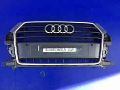 Решетка радиатора. Audi Q3, 8UG Двигатели: CCTA, CLJA, CLLB, CULB, CULC, CUVB, CUVC, CUVD, CUWA, CWLA, CYLA, CZCA, CZDA, CZDB, CZEA, DBBA, DFTA, DFTB...