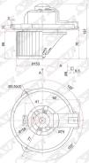 Мотор отопителя салона TOYOTA FUNCARGO NCP2# 99-05 / VITZ / YARIS #CP1# 99-05 / MITSUBISHI PAJERO V4# 91-9 Sat