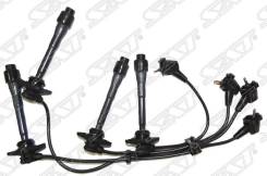 Провода высоковольтные TOYOTA CALDINA #T19# 92-02 / RAUM EXZ10 / 15 97-03 4 / 5E-FE (квадрат. резин.) Sat