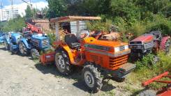 Kubota L1-185. Трактор 18 л. с., 4wd, фреза, Реверс, навеска на 3 точки, 18 л.с.