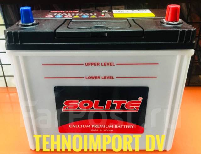 Solite 65B24L/R, обратная (левое), 50 А.ч. новый, в наличии. Цена: 4 ...