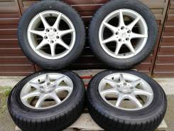 Жирный комплект без пробега по РФ 205/60/16 Bridgestone Blizzak RevoGZ. 6.5x16" 5x114.30 ET53