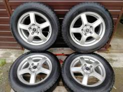 Жирный комплект без пробега по РФ Bridgestone Ice Partner 195/65 R15. 6.0x15" 5x114.30 ET53