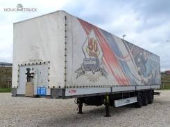 Fliegl. Полуприцеп борт-тент SDS 350, 28 305 кг.